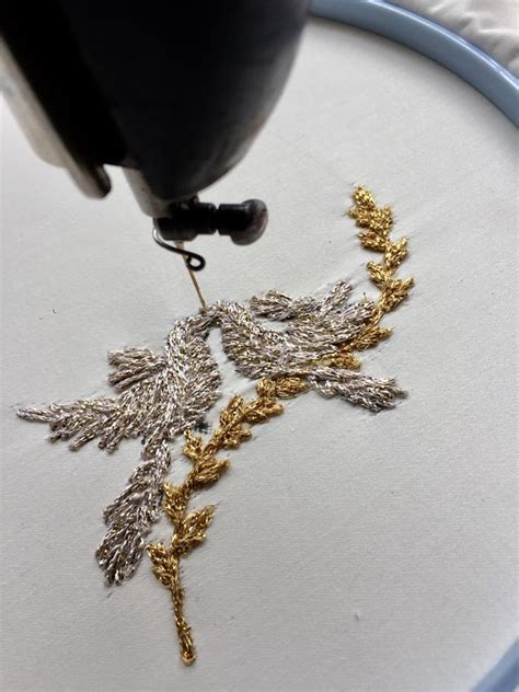 tambour embroidery haute couture